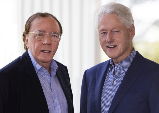 James Patterson in Bill Clinton se sprašujeta, kje je predsednik.<br />
Foto David Burnett