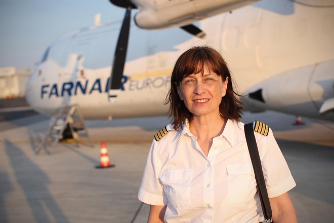 Mirjana Fritsche Ivanović prave pilotske službe v takratni Jugoslaviji ni dobila. FOTO: Jure Eržen