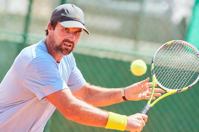 Patrick Rafter se v Umagu pripravlja na jutrišnjo ponovitev finala Wimbledona 2001 proti Goranu Ivaniševiću. FOTO: ATP Umag 2019