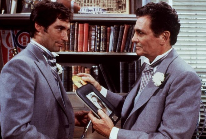 Timothy Dalton in David Hedison (desno) v filmu <em>Dovoljenje za ubijanje</em>. FOTO:&nbsp;IMDB