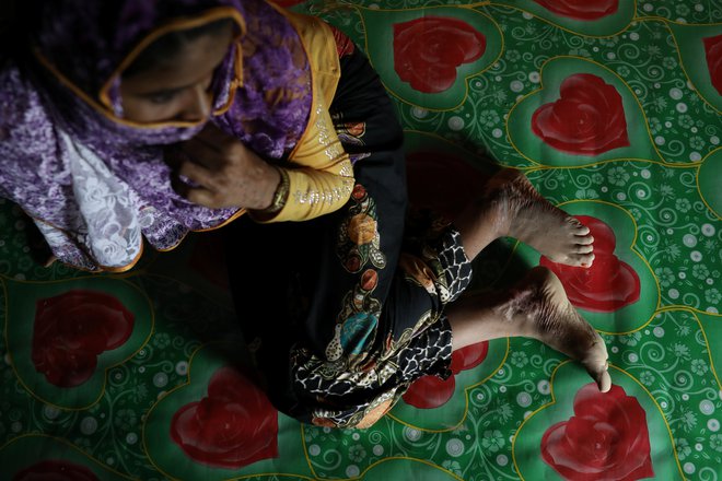 Noor Begum (23) pripadnico manjšine Rohingya, je posililo pet moških. FOTO: Reuters