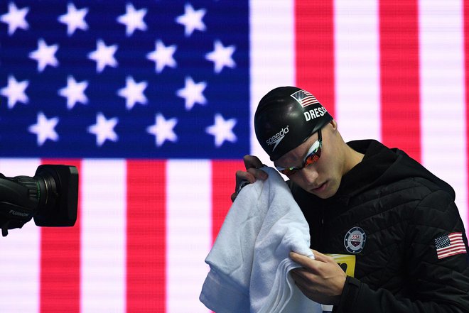 Dressel je dobil tudi najbolj prestižno disciplino 100 m prosto. FOTO: AFP