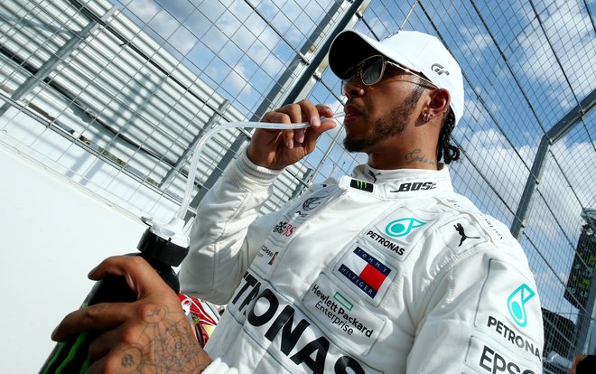 Lewis Hamilton je dobil kvalifikacije v Hockenheimu. FOTO: Reuters