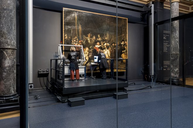 <em>Operacija Nočna straža</em>, skeniranje slike Foto Rijksmuseum