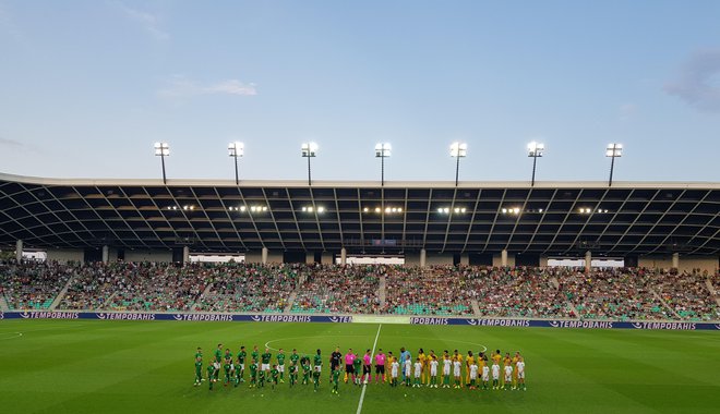 V Stožicah se je zbralo približno 10.000 privržencev ljubljanskega kluba. FOTO: Jernej Suhadolnik