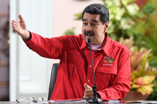 ZDA so doslej proti vladi Nicolasa Madura državnim podjetjem in posameznikom uvedle že več sankcij, tokratni ukrep pa je obsežen. FOTO: Federico Parra/AFP