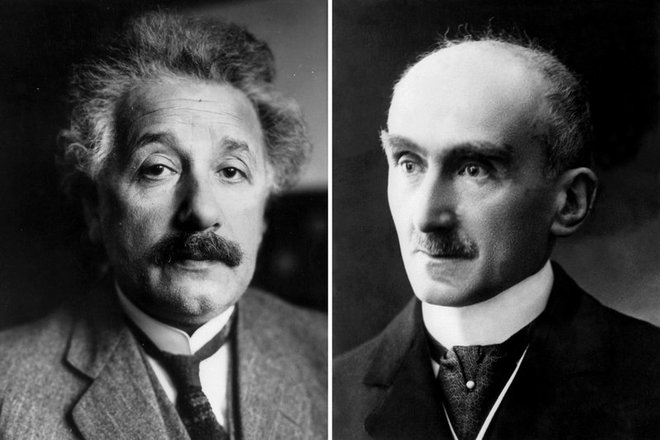 Albert Einstein in Henri Bergson Foto Shutterstock