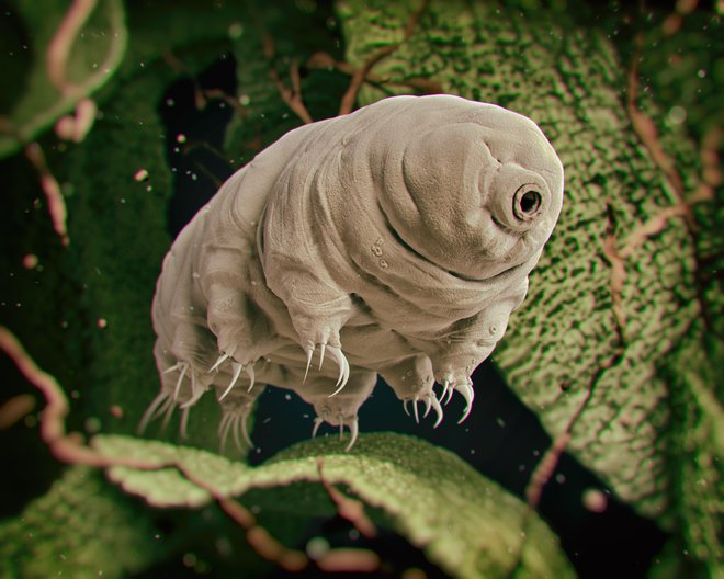 Tardigradi so zelo trdoživi. FOTO: Shutterstock