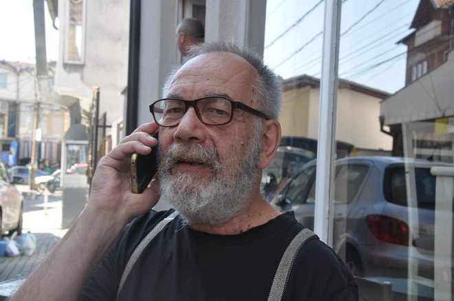 Gáspár Miklós Tamás, madžarski filozof Foto Branko Soban