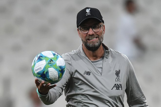 Jürgen Klopp je prišel v Istanbul dobre volje. FOTO: AFP