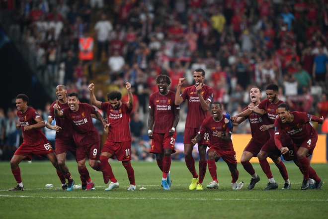 Liverpool je četrtič osvojil evropski superpokal. FOTO: AFP