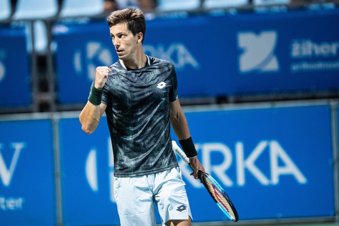 Aljaž Bedene je bil zadovoljen s svojo predstavo v 3. kolu. FOTO: Sportida