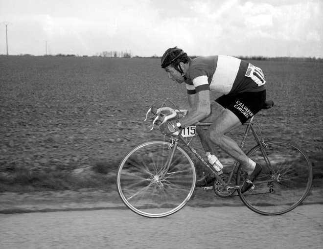 Leta 1969 na klasiki Paris-Roubaix. FOTO: AFP