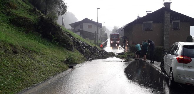 Neurje v Vuzenici. FOTO: PGD Vuzenica&nbsp;