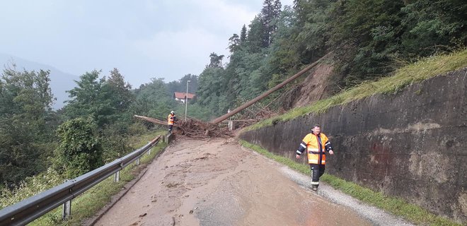 Neurje v Vuzenici. FOTO: PGD Vuzenica 