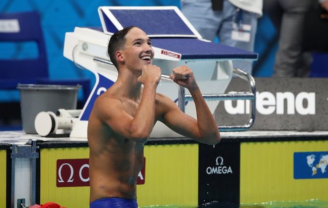 Strokovnjaki so enotnega mnenja, da takega plavalca na 1500 m v tej starostni kategoriji še ni bilo. Foto: Getty Images