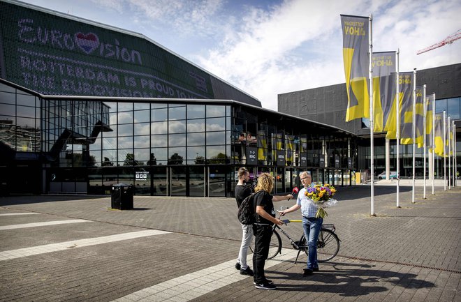 Areno Ahoy v Rotterdamu, ki je znana po kongresnih prireditvah, športnih dogodkih ali, denimo, glasbenem North Sea Jazz Festivalu, so zgradili že leta 1970. FOTO: Koen Van Weel/AFP