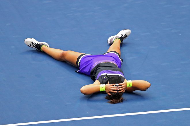 Bianca Andreescu je Kanadi priigrala prvi naslov za veliki slam v posamični konkurenci. FOTO: AFP