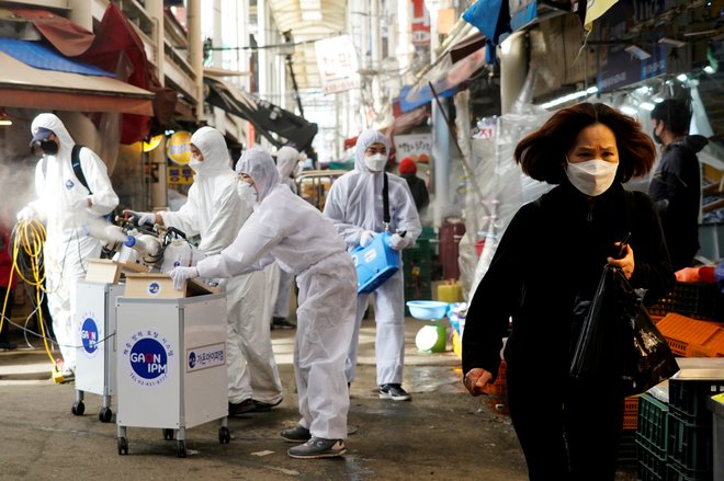 Seul, Južna Koreja, februarja 2020 FOTO: Kim Hong Dži/Reuters