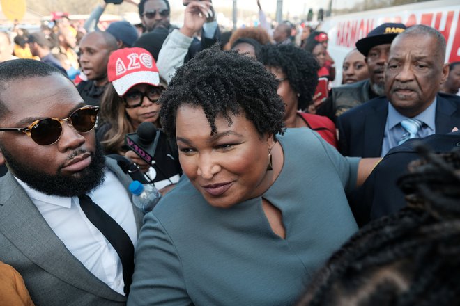 Nekdanja parlamentarka iz Georgie Stacey Abrams FOTO: Michael Mccoy/Reuters