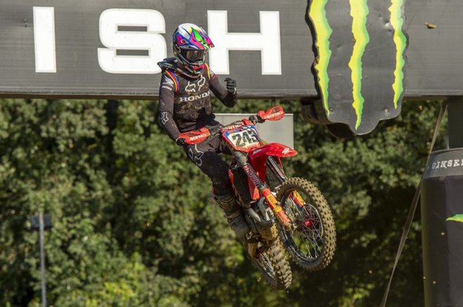 Tim Gajser je bil v drugi vožnji veliko boljši kot v prvi.&nbsp;FOTO: Honda Racing