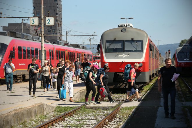 V SDH že dolgo opozarjajo, da se doseganje ciljev v strateških družbah, kot so Slovenske železnice, pogosto izključuje z doseganjem visoke donosnosti. FOTO: Jure Eržen/Delo