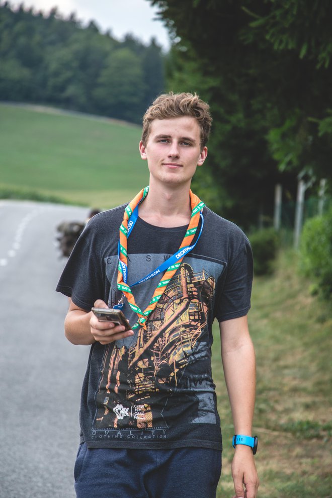 Urban Lečnik Spaić, prostovoljec zaradi »družbe, izkušenj in ljudi«. FOTO: Pija Šarko