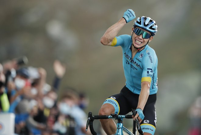 Zmagovalec 17. etape je Miguel Lopez. FOTO: Benoit Tessier/Reuters