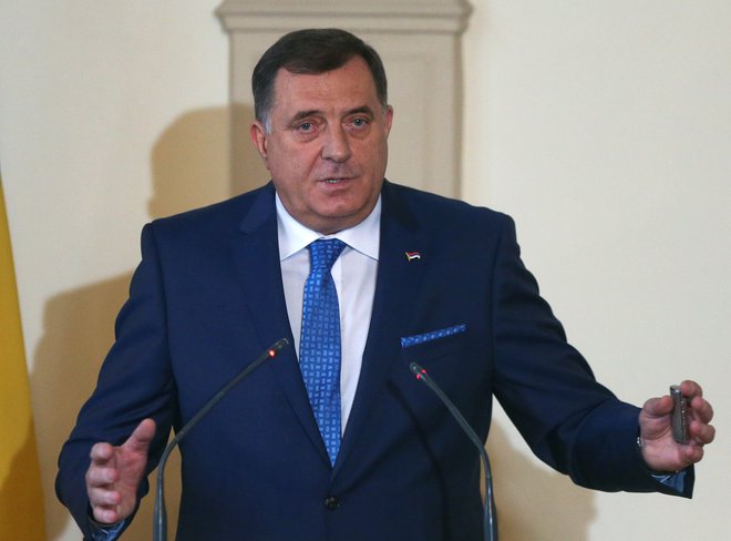 Cilj obiska Milorada Dodika v Zagrebu je bil zavit v tančico skrivnosti. FOTO: Dado Ruvić/Reuters