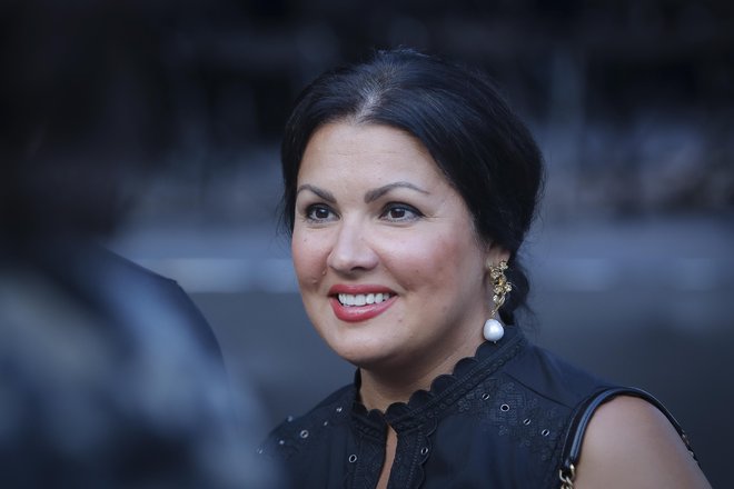 Ana Netrebko na vaji v Ljubljani 15. avgusta. FOTO: Jože Suhadolnik/Delo