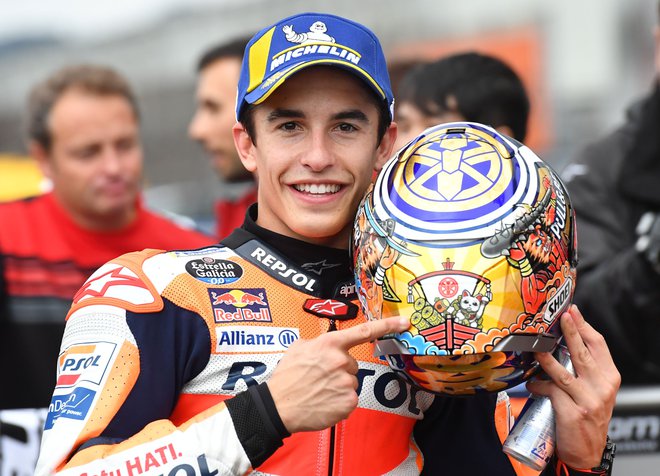 Marc Marquez pričakuje, da bo kmalu znova osvajal lovorike na dirkah. FOTO: Tošifumi Kitamura/AFP