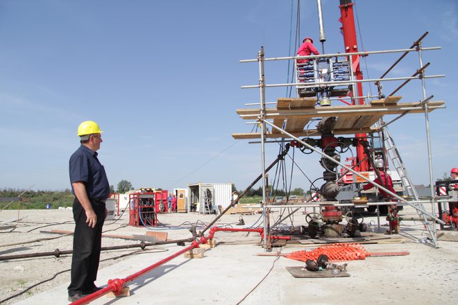 Ascent Resources izvrtal dve plinski vrtini v Čentibi pri Petišovcih. FOTO: Jože Pojbič/Delo