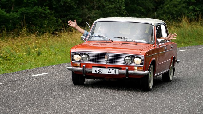 Lada na praznovanju 50. obletnice letos julija v Estoniji<br />
Foto Janis Laizans/Reuters