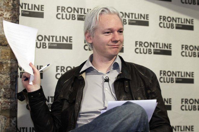 Julian Assange leta 2012 FOTO: Finbarr O&#39;Reilly/Reuters