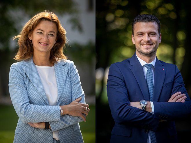 Kandidata za vodenje SD sta Tanja Fajon in Jani Prednik. FOTO: Voranc Vogel/Delo<br />
<br />
<br />
&nbsp;