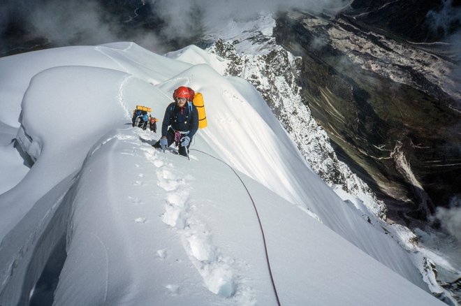 Ključni mejniki v Voytekovem življenju so bili prečenje Broad Peaka, bliskovito hitra vzpona na Čo Oju in Šiša Pangmo v nočnem, golem slogu in Gašerbrum IV. FOTO: arhiv Voyteka Kurtyke