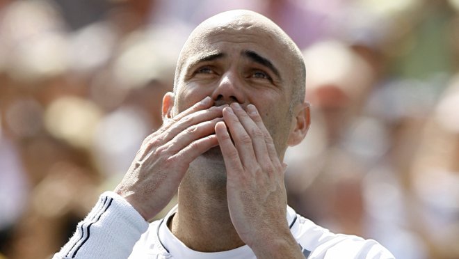 Andre Agassi je bil dolgo med najbolj prepoznavnimi obrazi teniških igrišč. FOTO: Kevin Lamarque/Reuters