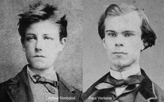 Arthur Rimbaud in Paul Verlaine sta imela vznemirljivo razmerje<em>, </em>čeravno je bilo kratko: s prekinitvami je trajalo komaj poldrugo leto. Foto wikipedija