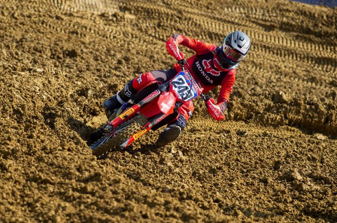 Tim Gajser ni imel najboljše prve vožnje v Mantovi.&nbsp;FOTO: Honda Racing