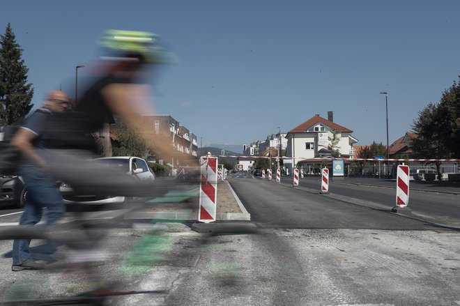 Prenova Dunajske ceste severno od obvoznice je zaključena. FOTO: Uroš Hočevar/Delo