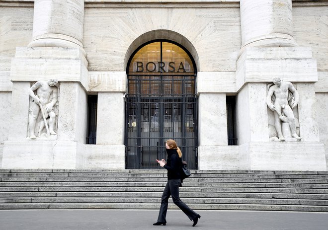 Euronextov prevzem Milanske borze bo financirala tudi italijanska državna banka CDP.&nbsp; FOTO: Flavio Lo Scalzo/Reuters