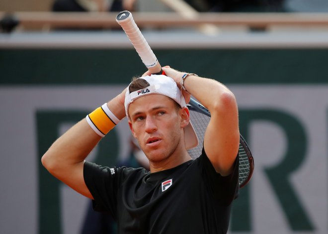 Diego Schwartzman je presegel svoja pričakovanja. FOTO: Charles Platiau/Reuters