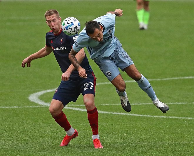 Robert Berić (levo) je zabil nov gol v ameriškem prvenstvu MLS. FOTO: Jonathan Daniel/AFP