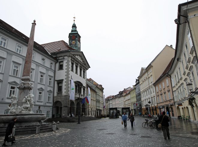 Seja Mestnega sveta MOL je bila v veliki dvorani Mestnega sveta. FOTO: Tomi Lombar/Delo