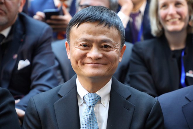 Tudi letos je najbogatejši Kitajec Jack Ma, ustanovitelj in lastnik spletnega trgovskega velikana Alibabe. FOTO: Ludovic Marin/AFP