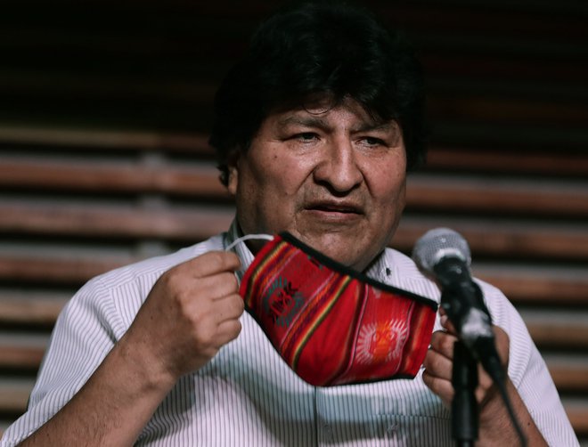 Evo Morales je Bolivijo vodil med letoma 2006 in 2019. FOTO: Alejandro Pagni/AFP