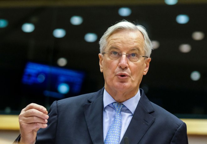 Michel Barnier je znova dobrodošel v Londonu. Foto: Olivier Hoslet/Afp