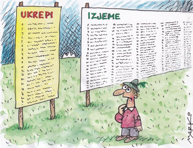 KARIKATURA: Marko Kočevar/Delo