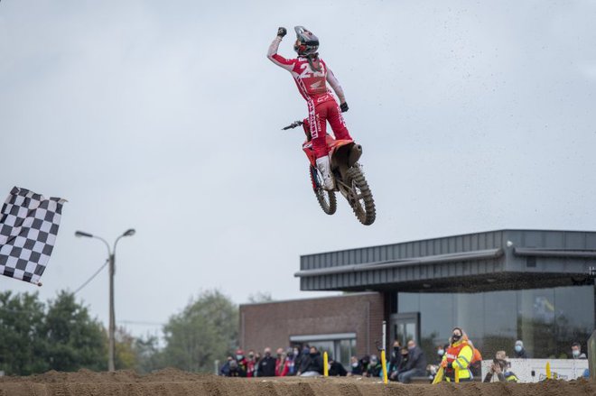 Tim Gajser je bil razred zase v Lommlu. FOTO: Honda Racing