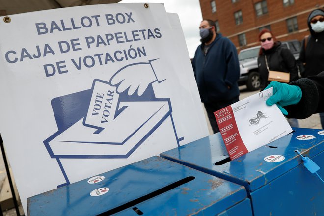 Volitve v ameriškem Clevelandu.&nbsp;FOTO: Shannon Stapleton/Reuters